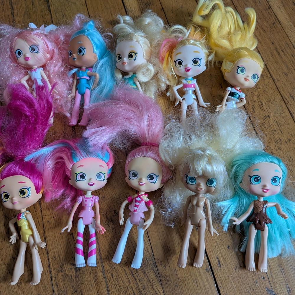 Shopkins Shoppies Lot of 10 (Lot 4)